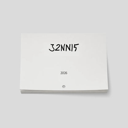 J2NNI5 2026 Calendar 年曆 JENNIE 攝影展《J2NNI5》