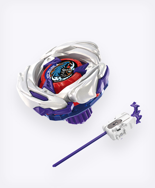 TAKARA TOMYTAKARATOMY BEYBLADE X 戰鬥陀螺X UX-17 隕星龍騎士 附左迴旋發射器