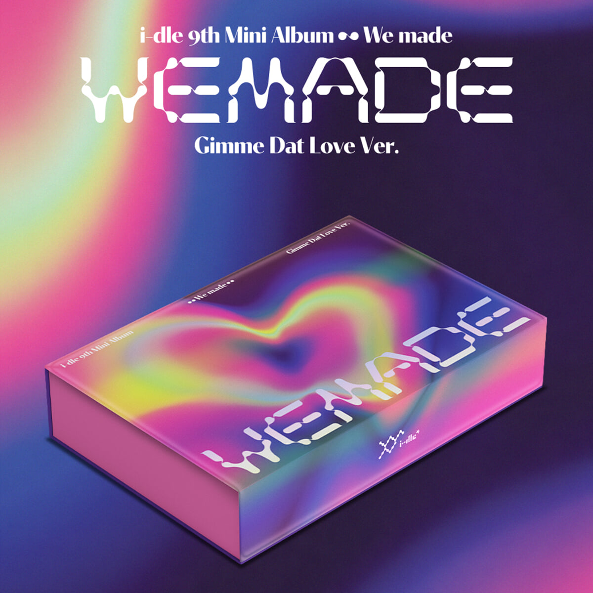 i-dle (아이들) - 미니앨범 9집 : We made [Gimme Dat Love Ver.] 第九張迷你專輯:We made] (POCAALBUM Ver.)香水專