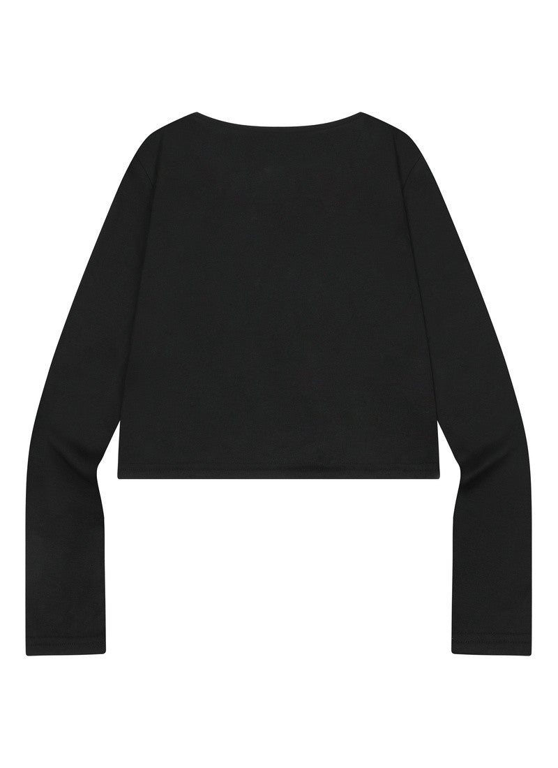 MUCENT RIVEO BUTTON CROP SLIM CARDIGAN 排釦短版修身針織外套 3色（夏季款）
