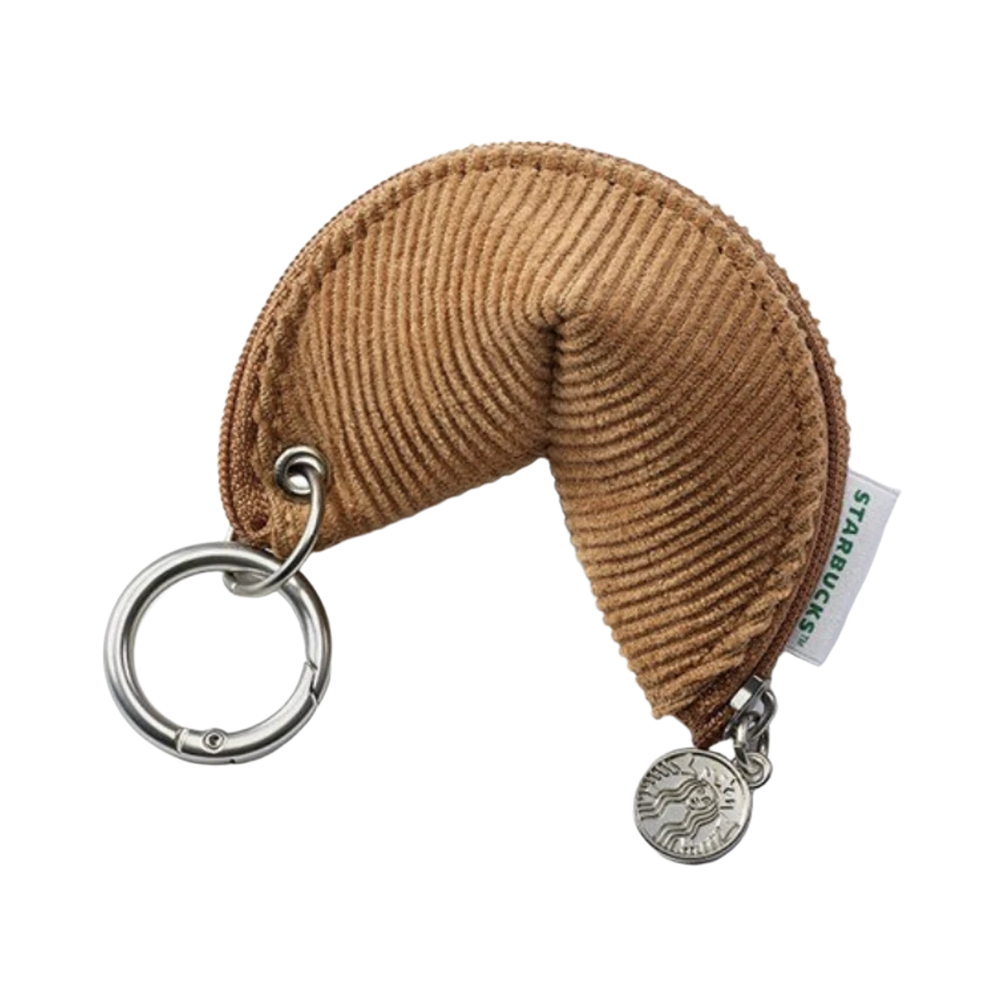 Starbucks Fortune Cookie Pouch Keyring 韓國星巴克 幸運餅乾零錢包