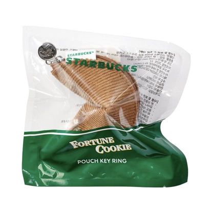 Starbucks Fortune Cookie Pouch Keyring 韓國星巴克 幸運餅乾零錢包