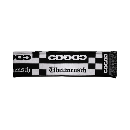 CDG x G-DRAGON Ubermensch CDGDC Checkered Muffler Mint Black 綠黑色聯名圍巾