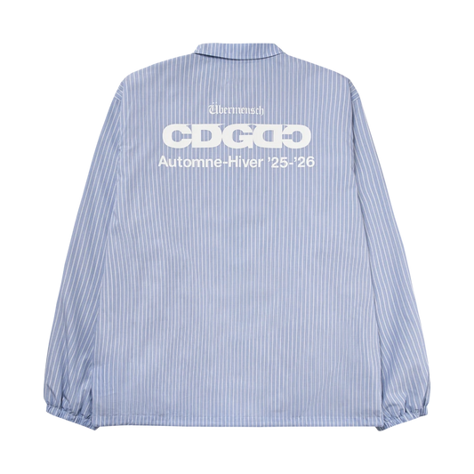 CDG x G-DRAGON Ubermensch CDGDC Classic Coach Jacket Stripe 經典教練夾克外套