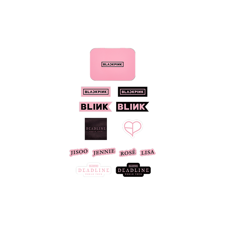 BLACKPINK 鐵盒貼紙組 官方周邊