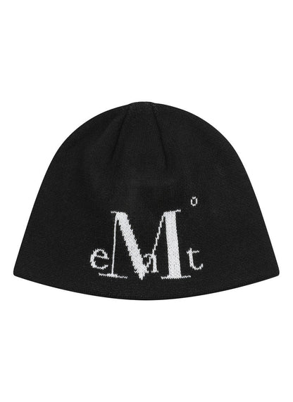 MUCENT JACQUARD SIGNATURE LOGO BEANIE 提花標誌毛帽 男女共用 2色