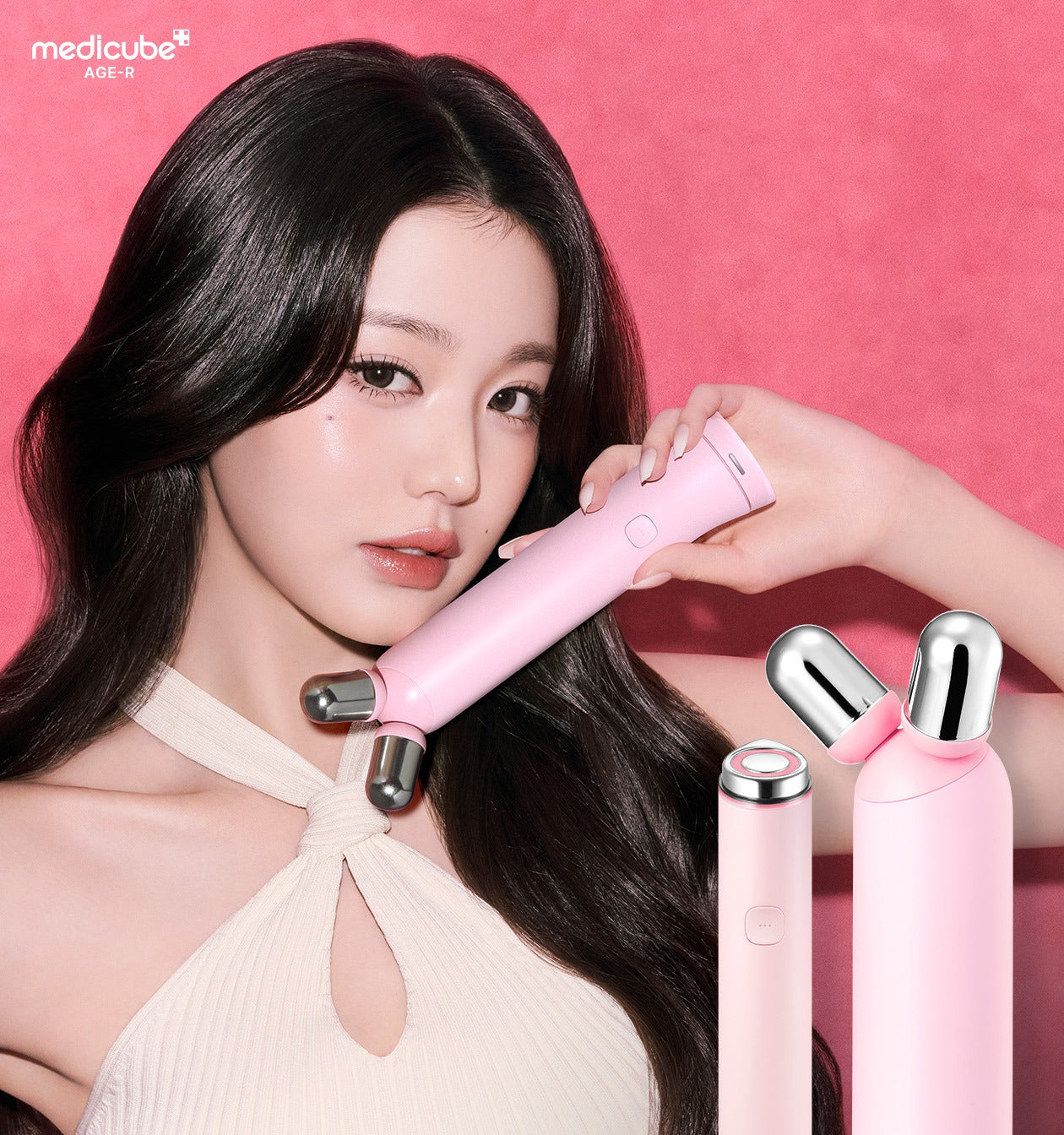 [張員瑛同款] Medicube 三件套組 (高頻震動洗臉機 ＋助推器V滾筒＋迷你美容儀SET）