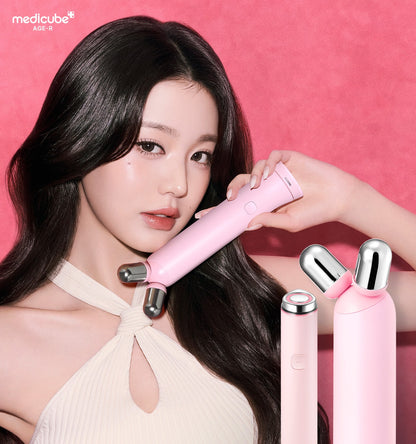 [張員瑛同款] Medicube 三件套組 (高頻震動洗臉機 ＋助推器V滾筒＋迷你美容儀SET）