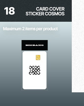 BIGBANG XX:COSMOS 展覽快閃店 官方周邊 18