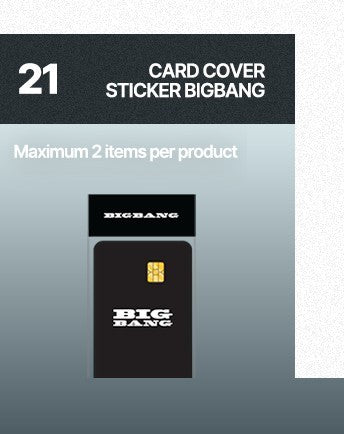BIGBANG XX:COSMOS 展覽快閃店 官方周邊 21