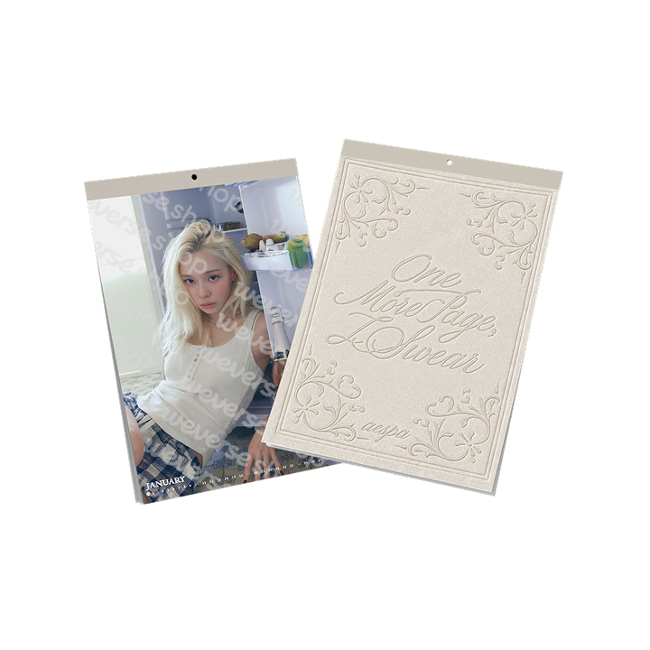 aespa 2027 Season's Greetings Wall Calendar 掛曆 官方周邊