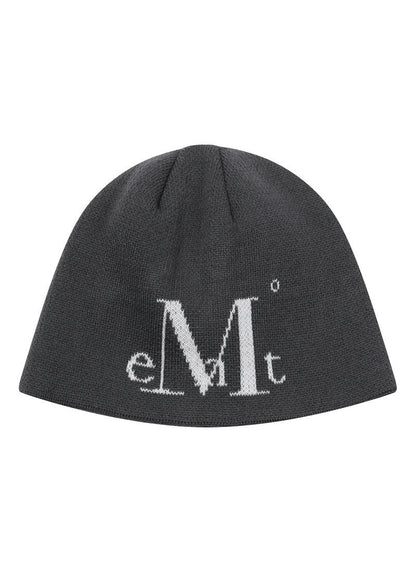 MUCENT JACQUARD SIGNATURE LOGO BEANIE 提花標誌毛帽 男女共用 2色