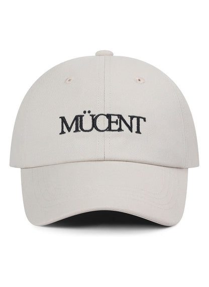 MUCENT SIGNATURE LETTERING LOGO BALL CAP 標誌刺繡棒球帽 5色