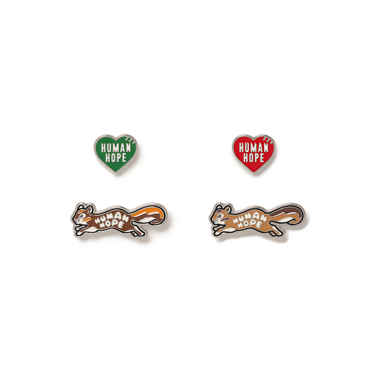 BTS Pins Set 松鼠愛心胸針組 官方周邊 商品照