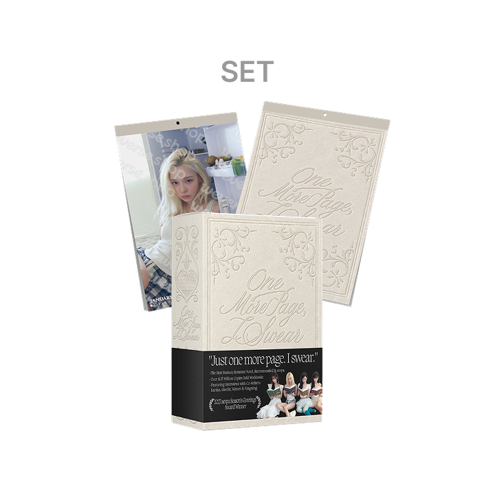 aespa 2027 Season's Greetings Set 桌曆禮盒＋掛曆超值組 官方周邊