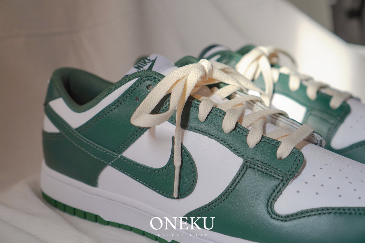 『ONEKU』 vintage Nike Dunk專用奶油白質感鞋帶140cm/160cm