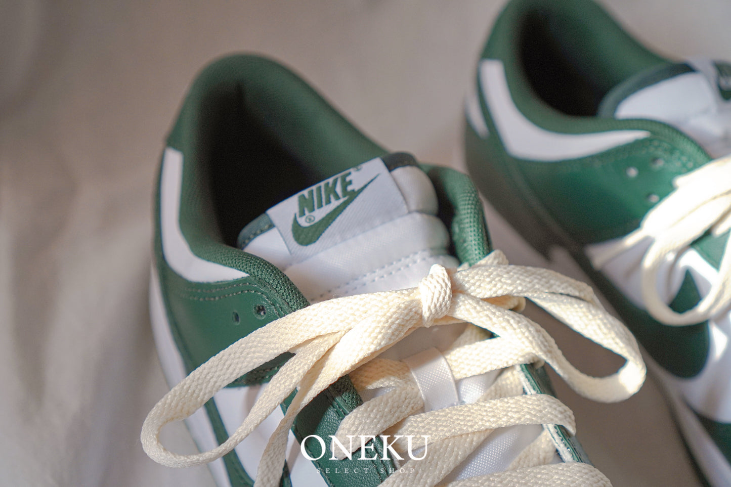 『ONEKU』 vintage Nike Dunk專用奶油白質感鞋帶140cm/160cm