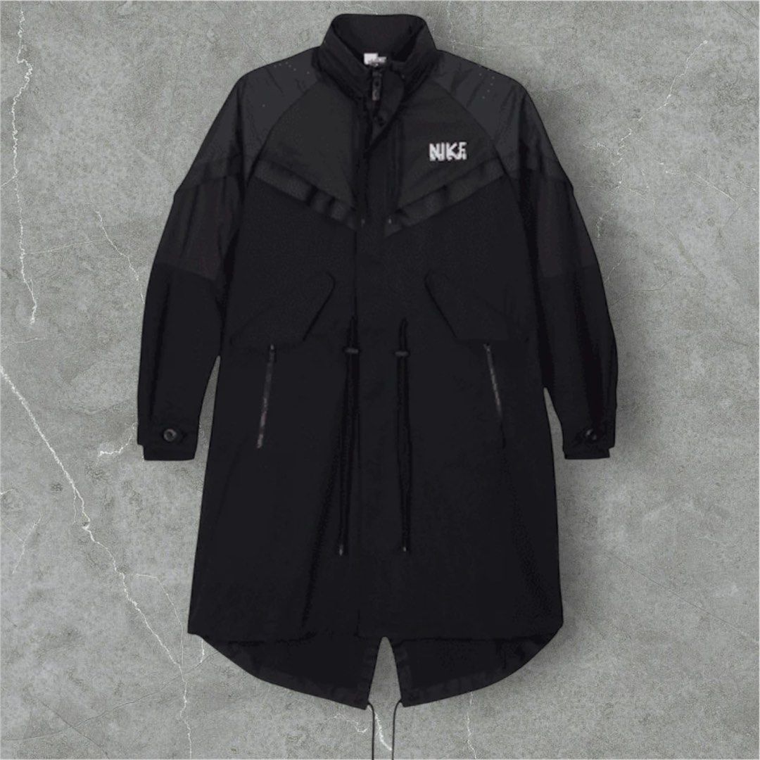 Nike x sacai 長款風衣外套XL