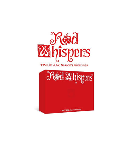 TWICE 2026 SEASON'S GREETINGS:RED WHISPERS年曆組 (韓國進口版)